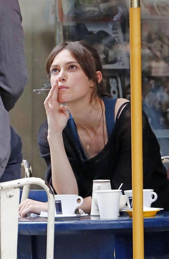 Keira Knightley -  Can A Song Save Your Life  set candids in New York City, July 9, 2012