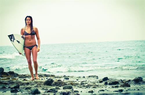 Malia Manuel in a bikini