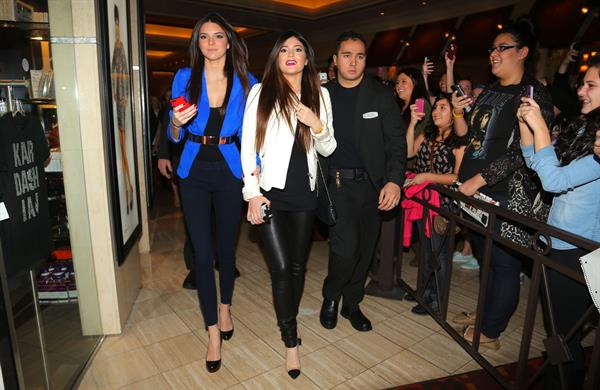 Kendall Jenner hosts 1st fan meet and greet at Kardashian Khaos in Vegas 12/15/12 