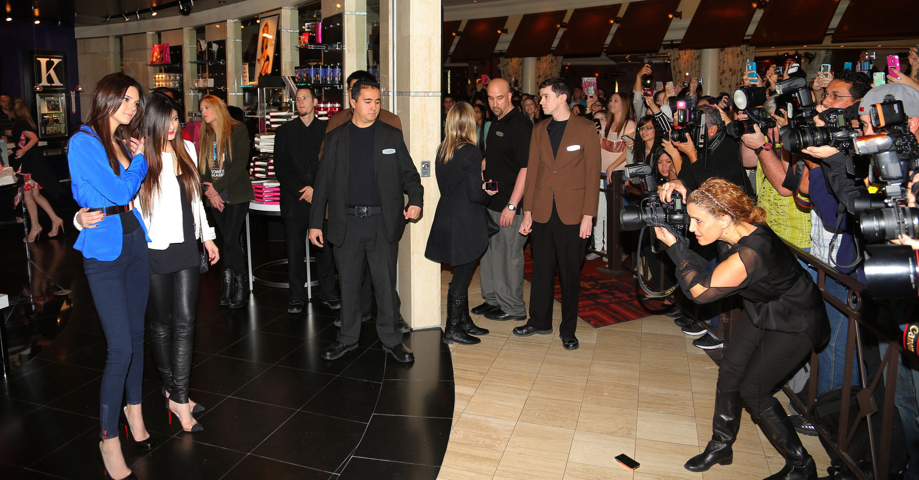 Kendall Jenner hosts 1st fan meet and greet at Kardashian Khaos in Vegas 12/15/12 