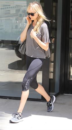 Kimberly Stewart spotted after workout in South Los Angeles on May 30, 2013