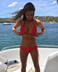 Carol Chafauzer in a bikini