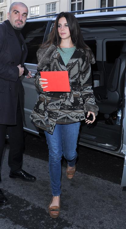 Lana Del Rey BBC Radio One in London 11/13/12 