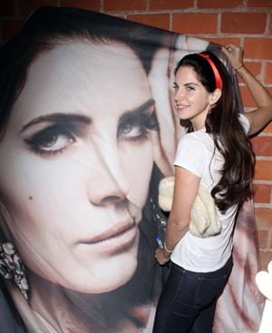 Lana Del Rey Ride music video premiere in Santa Monica 10/10/12 