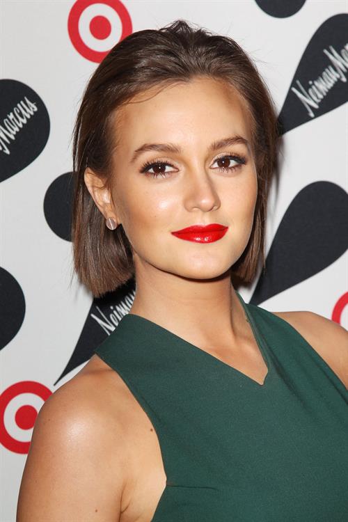 Leighton Meester Target Neiman Marcus Holiday Collection launch event in NYC 11/28/12 
