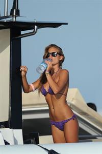 Nina Senicar in a bikini