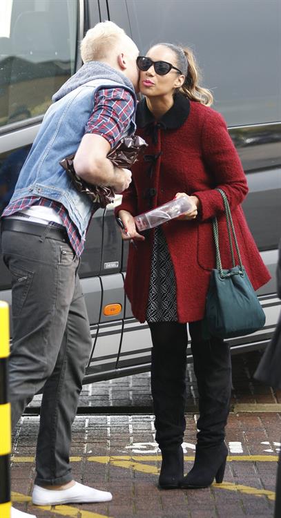Leona Lewis Real Radio in Manchester - September 19, 2012 