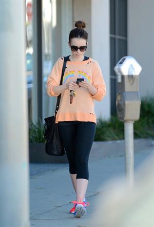 Lily Collins in Los Angeles 11/1/13  