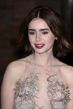 Lily Collins Glamour Magazine 23rd Annual Women Of The Year Gala in New York, Nov. 11, 2013 