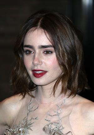 Lily Collins Glamour Magazine 23rd Annual Women Of The Year Gala in New York, Nov. 11, 2013 