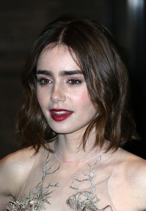 Lily Collins Glamour Magazine 23rd Annual Women Of The Year Gala in New York, Nov. 11, 2013 