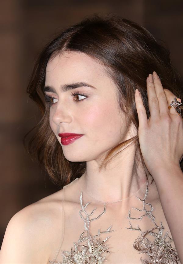 Lily Collins Glamour Magazine 23rd Annual Women Of The Year Gala in New York, Nov. 11, 2013 