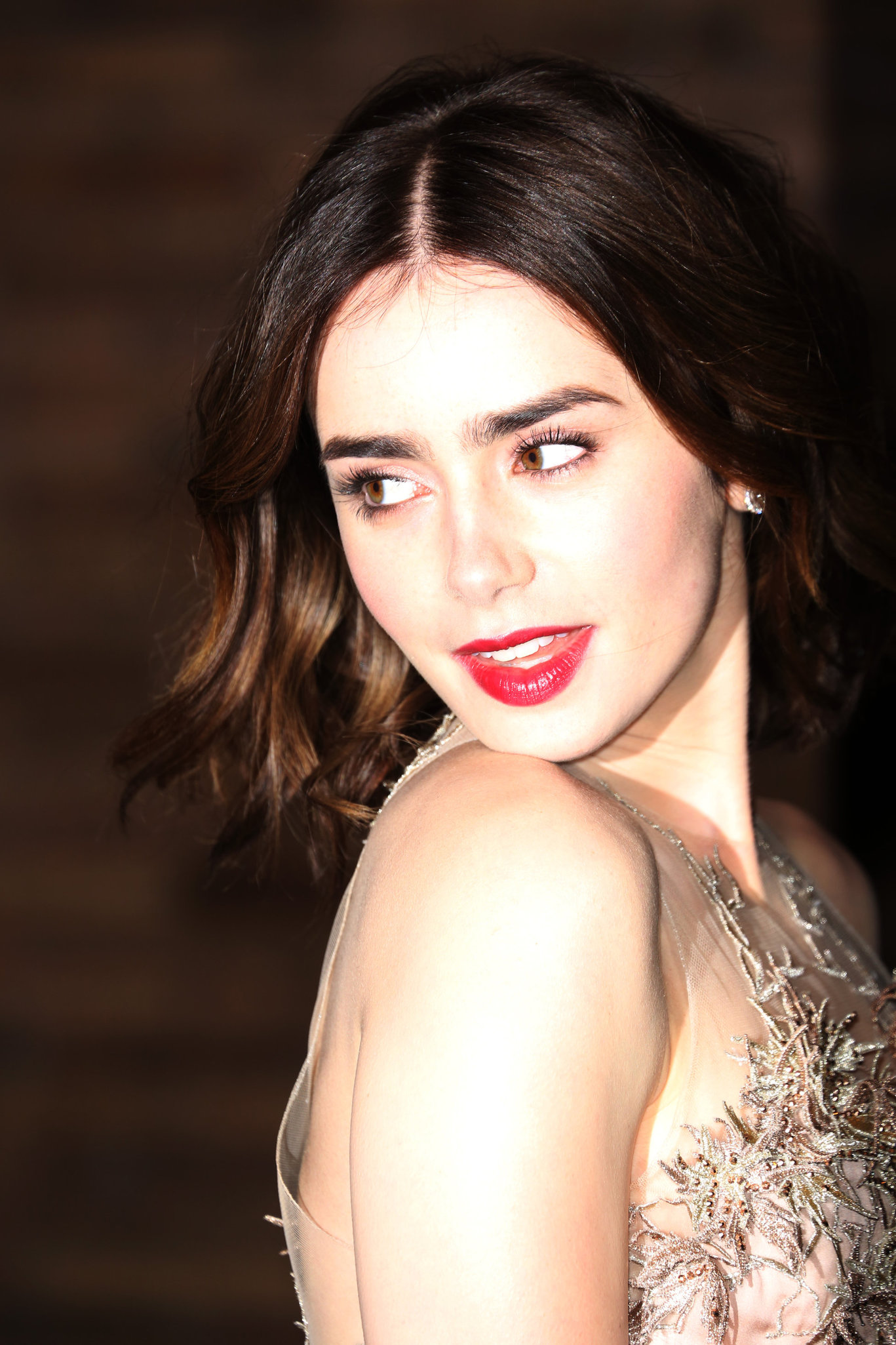 Lily Collins Glamour Magazine 23rd Annual Women Of The Year Gala in New York, Nov. 11, 2013 