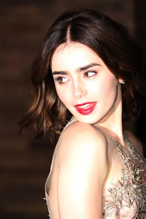 Lily Collins Glamour Magazine 23rd Annual Women Of The Year Gala in New York, Nov. 11, 2013 