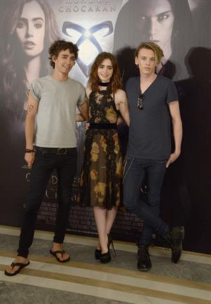 Lily Collins  The Mortal Instruments: City of Bones  Madrid Premiere 8/22/2013 