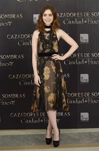 Lily Collins  The Mortal Instruments: City of Bones  Madrid Premiere 8/22/2013 