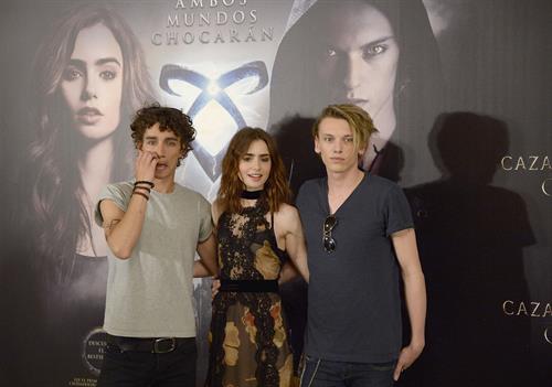 Lily Collins Pictures Lily Collins  The Mortal Instruments: City of Bones  Madrid Premiere 8/22/2013