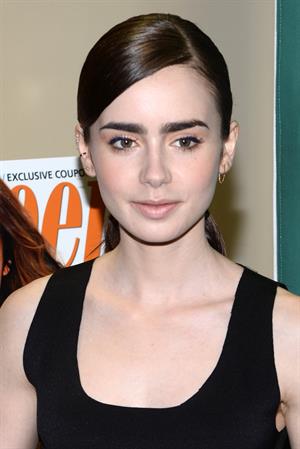 Lily Collins Seventeen Magazine September Cover Issue Celebration - New York, Aug. 6, 2013 