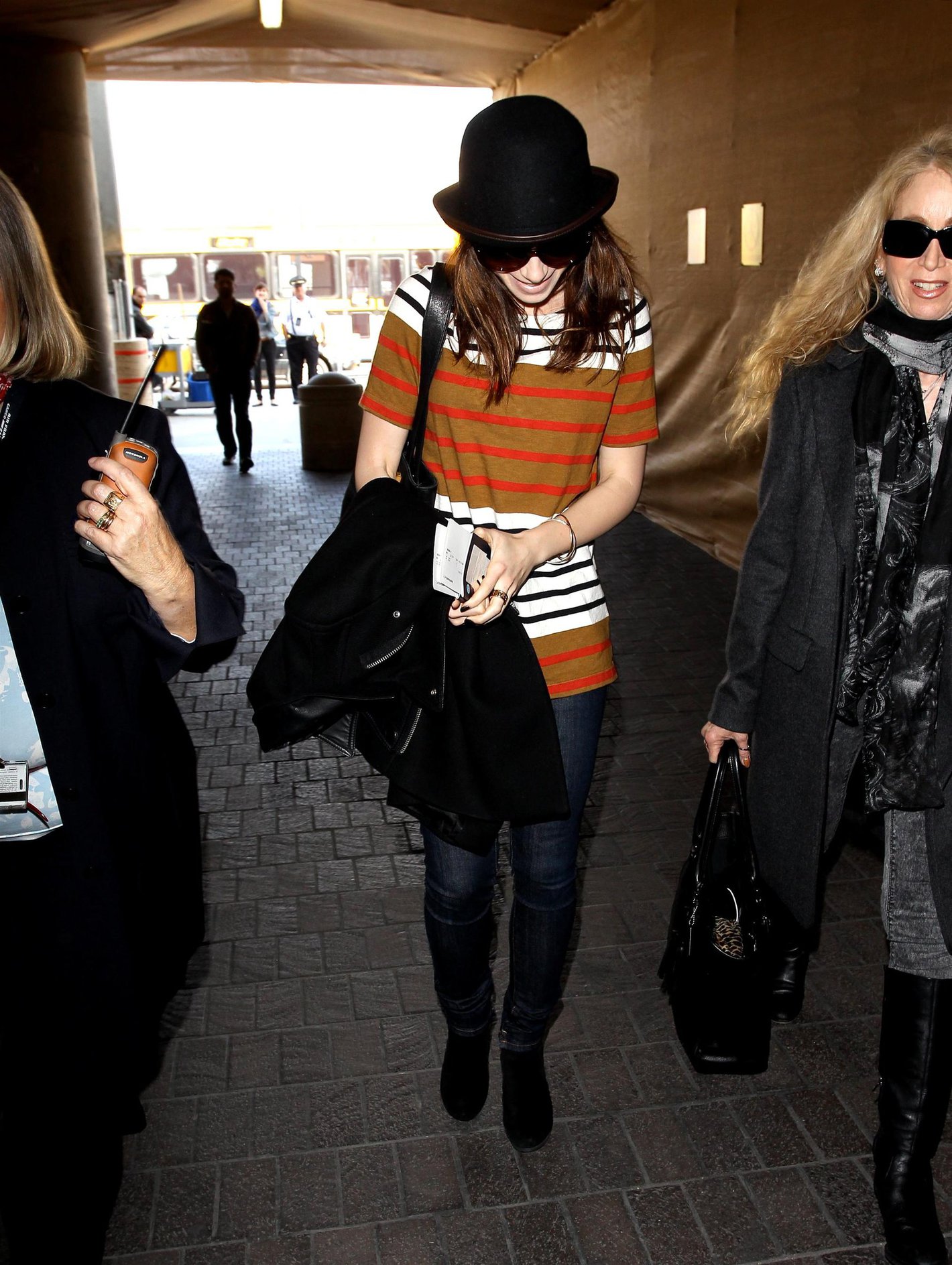 Lily Collins LAX airport in Los Angeles, March 4, 2013 