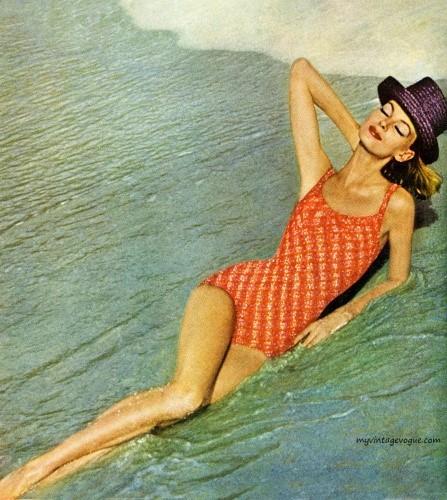 Nena von Schlebrügge in a bikini