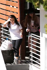 Lindsay Lohan - Exposes her socks in Los Angeles (31.01.2013) 