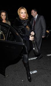 Lindsay Lohan Outside China Tang restaurant in London - Jan 4, 2013