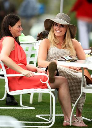 Lindsey Vonn First round of the 2013 Masters Tournament at Augusta National Golf Club 11.04.13 