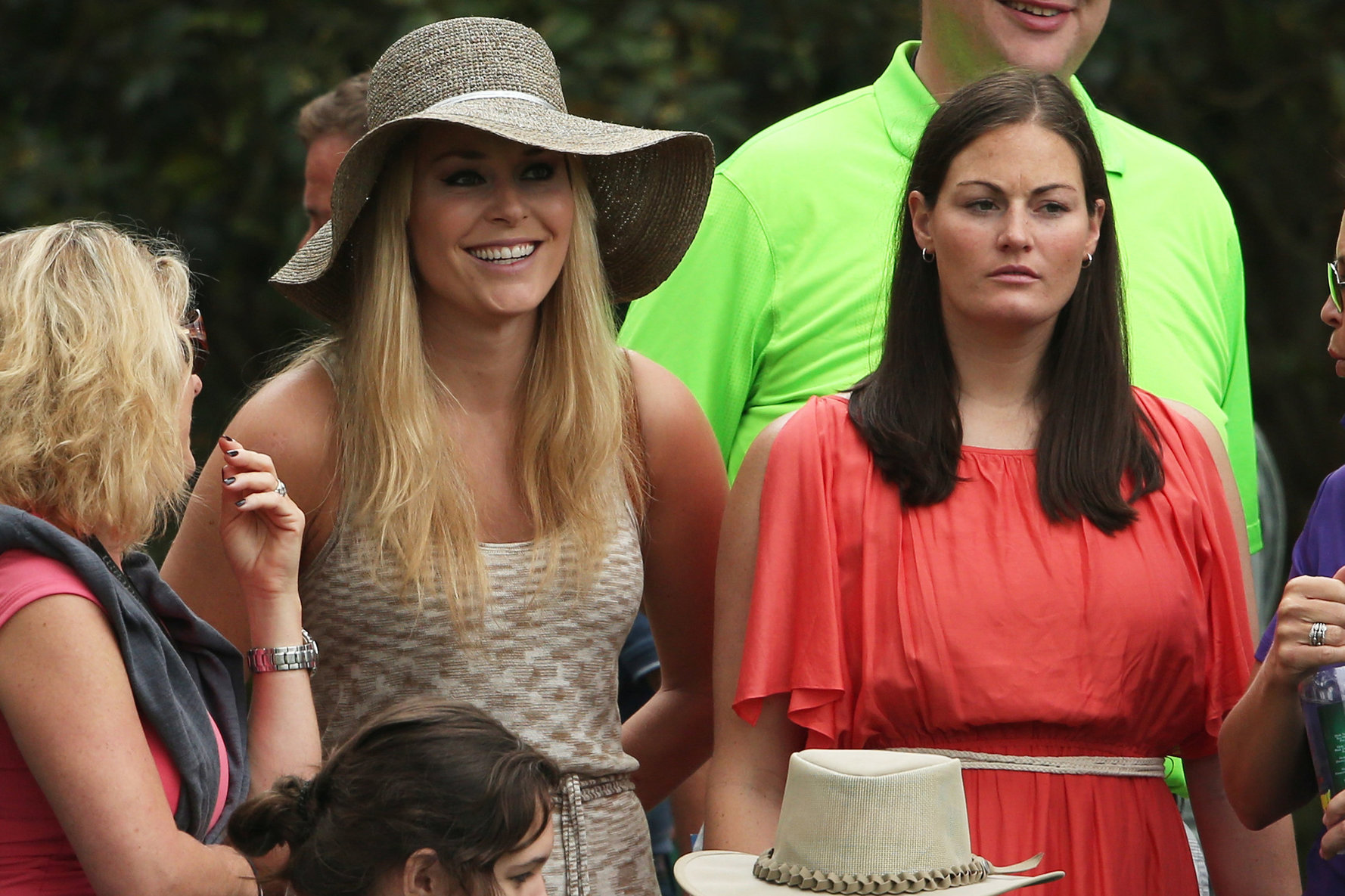 Lindsey Vonn First round of the 2013 Masters Tournament at Augusta National Golf Club 11.04.13 