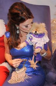 Lisa Vanderpump Beverly Center's Holiday Pet Portraits Debut (November 14, 2013) 