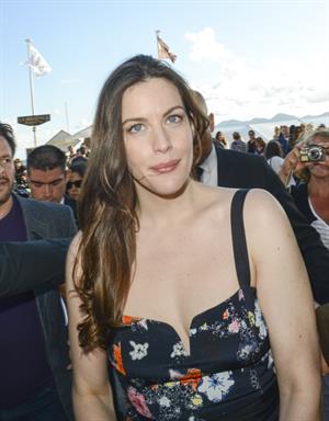 Liv Tyler Leaves the La Mandala Beach Club in Cannes on May 17, 2013