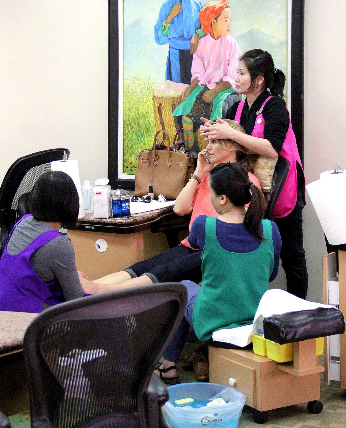 Lori Loughlin at a salon in Beverly Hills 1/28/13 
