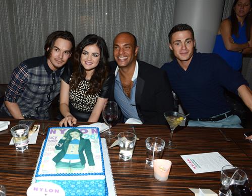 Lucy Hale Pictures Lucy Hale NYLON celebrates Dec/Jan Cover Star Lucy Hale in Los Angeles 12/7/12