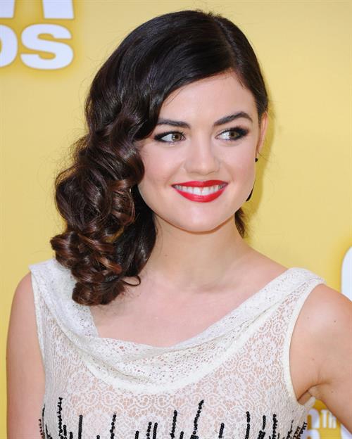Lucy Hale 46th annual CMA awards in Nashville 11/1/12