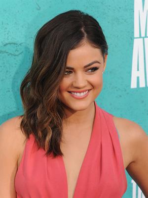 Lucy Hale - 2012 MTV Movie Awards (Arrival) in Universal City (June 3, 2012)