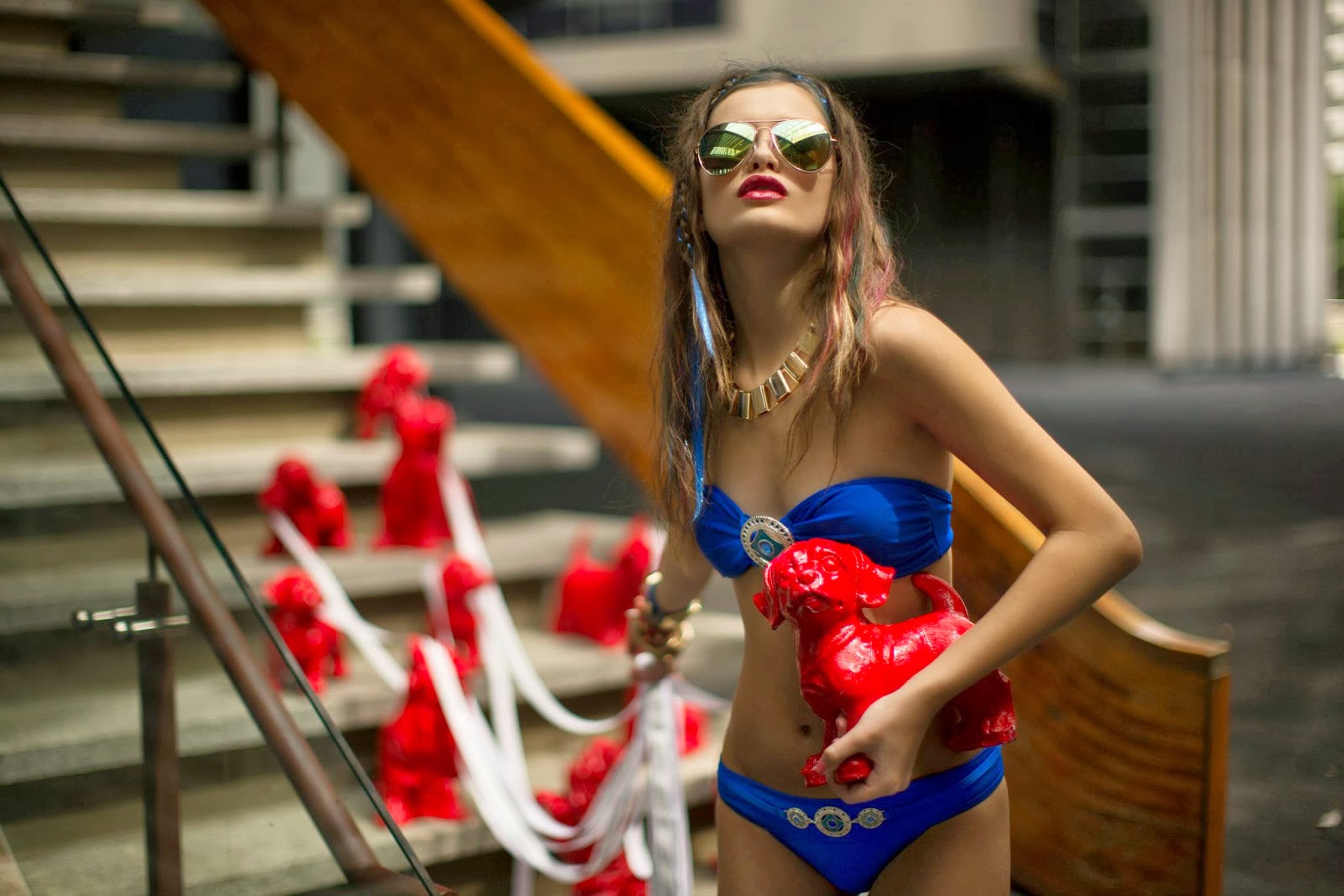 Lexi Wood in a bikini