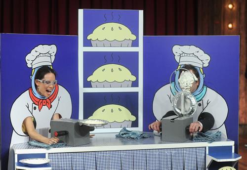 Lucy Liu Late Night with Jimmy Fallon in NYC 1/29/13 