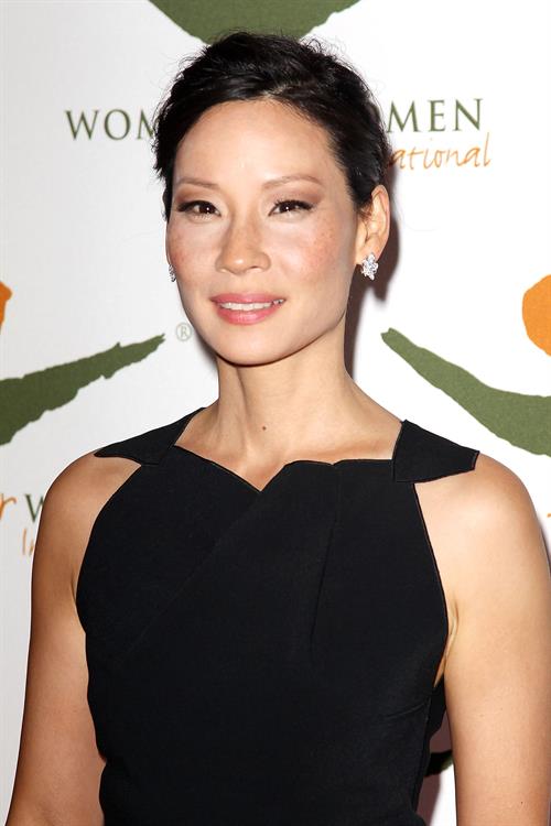 Lucy Liu Women for Women International Gala in NY 11/8/12