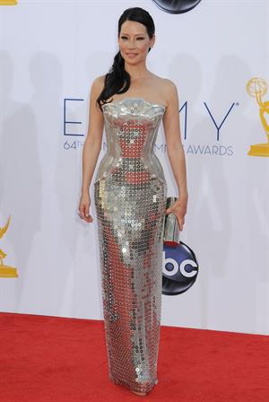 Lucy Liu - 64th Primetime Emmys Nokia Theatre LA Sept 23 2012