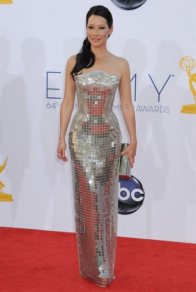 Lucy Liu - 64th Primetime Emmys Nokia Theatre LA Sept 23 2012