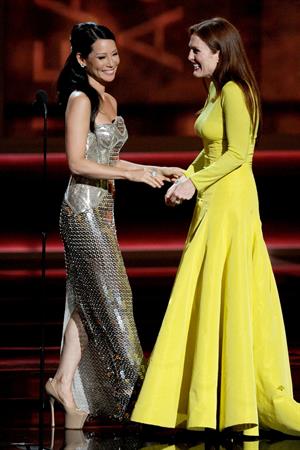 Lucy Liu - 64th Primetime Emmys Nokia Theatre LA Sept 23 2012