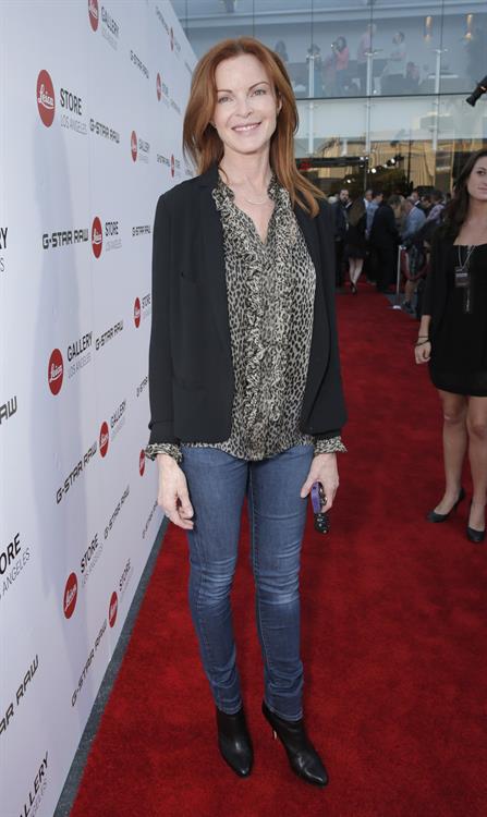 Marcia Cross G-Star RAW unveils RAW Leica at the Leica Store Opening on June 20, 2013