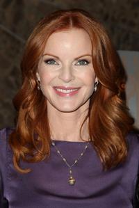 Marcia Cross Marcia Cross Lights The Empire State Building In Honor Of Plan International USA on October 10, 2012