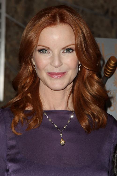 Marcia Cross Marcia Cross Lights The Empire State Building In Honor Of Plan International USA on October 10, 2012