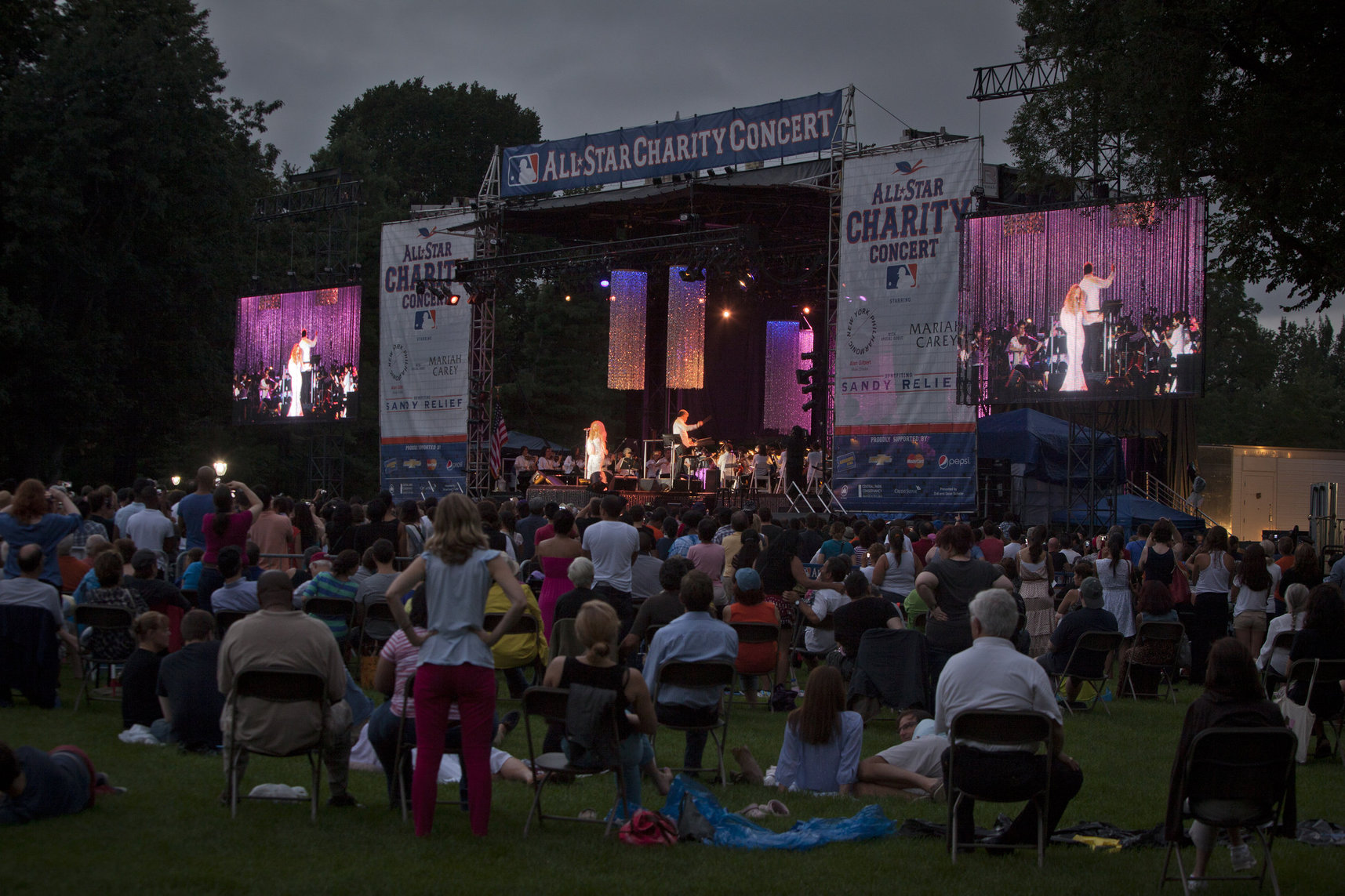Mariah Carey MLB All Star Charity Concert Benefiting Sandy Relief -- New York, Jul 13, 2013 