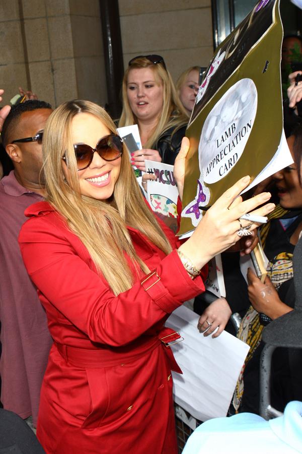Mariah Carey - Arrives at The Dorchester hotel in London, June 25, 2012