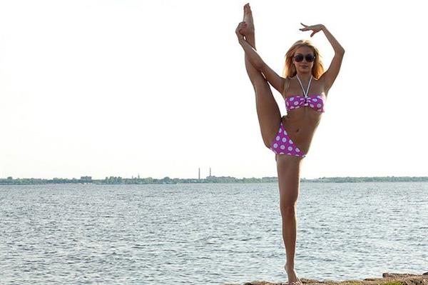 Katarina Pudar in a bikini