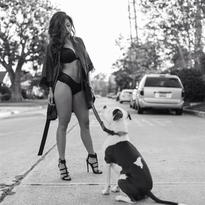 Tianna Gregory in lingerie