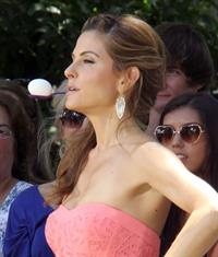 Maria Menounos on the set of 'Extra' at the Grove in LA 08.07.13 