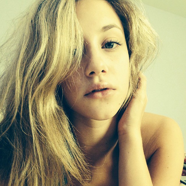 Lili Reinhart taking a selfie