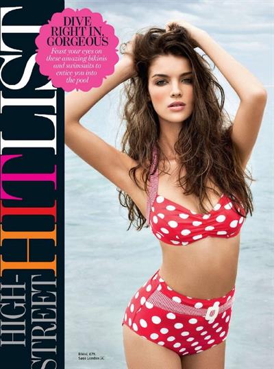 Natasha Barnard in a bikini